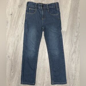 Jacadi Paris Boys Slim Jeans Size 5A 110cm Stretch Denim Adjustable Waist